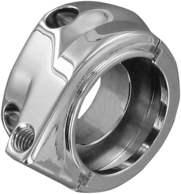 HAWG HALTERS 0632-0373 HHI Throttle Housing - Single Cable - Chrome