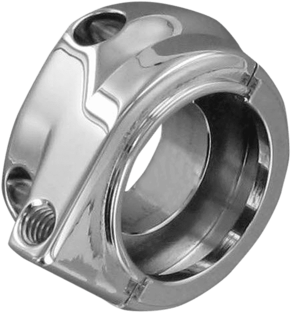 HAWG HALTERS 0632-0373 HHI Throttle Housing - Single Cable - Chrome