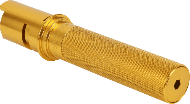 THRASHIN SUPPLY CO. 0632-1009 Throttle Tube - Knurled - 1" - Gen 2 TBW - Gold — image 1 of 4
