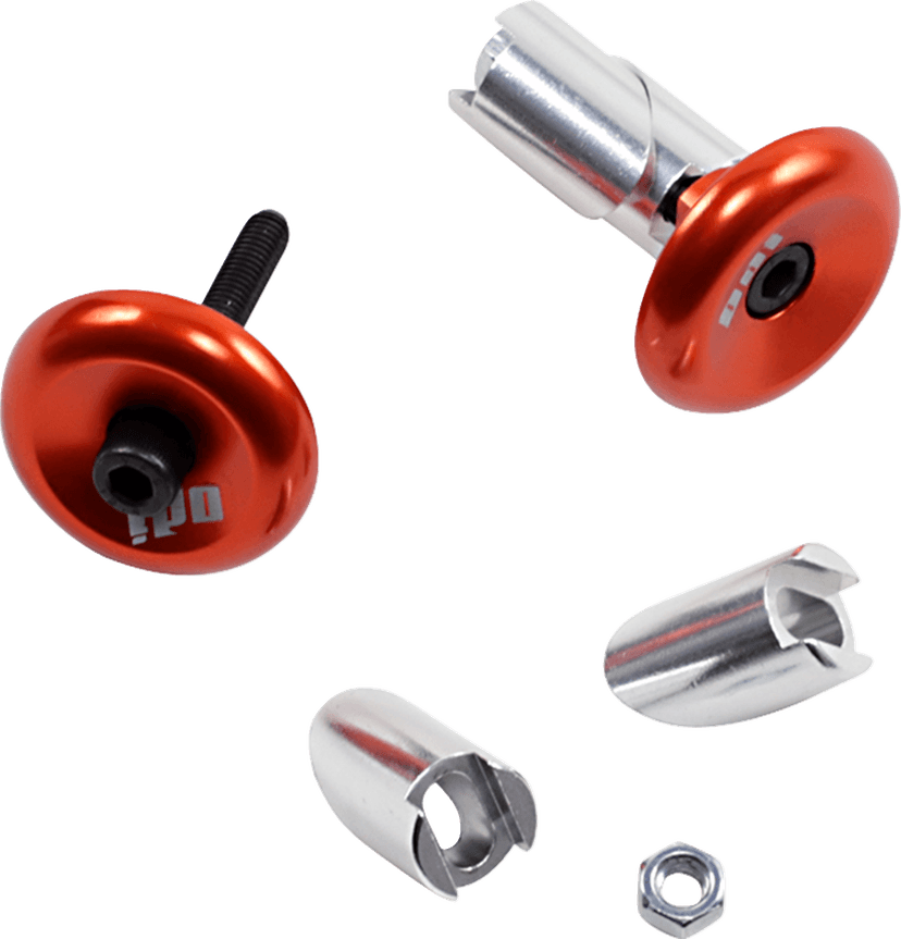 ODI 0634-0490 Aluminum Handlebar End Plug - Orange
