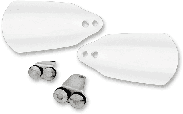 MEMPHIS SHADES 0635-1424 Handguards - Ghost - FXR/Dyna/Softail/Sportster/Touring