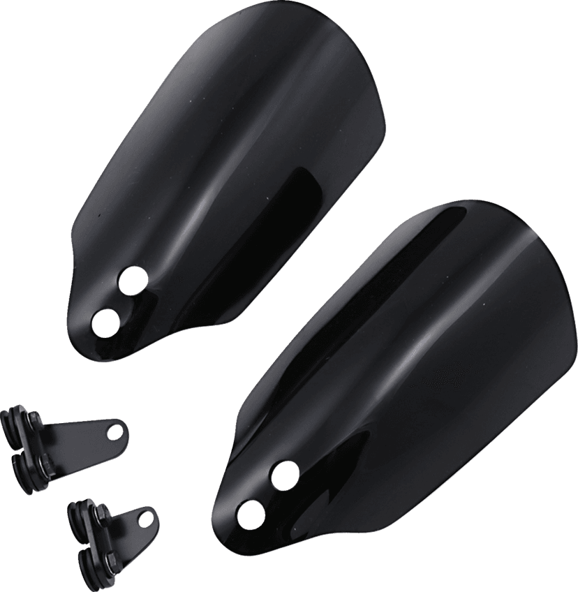MEMPHIS SHADES 0635-1425 Handguards - Black - FXR/Dyna/Softail/Sportster/Touring — image 1 of 2