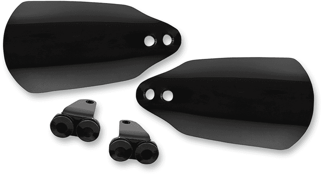 MEMPHIS SHADES 0635-1475 Handguards - Black - Touring/Trike
