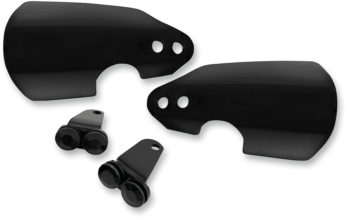 MEMPHIS SHADES 0635-1477 Handguards - Black - Dyna/Softail/Touring
