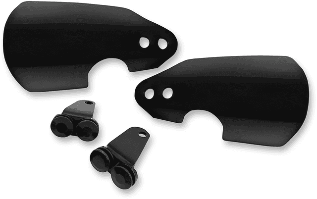 MEMPHIS SHADES 0635-1477 Handguards - Black - Dyna/Softail/Touring