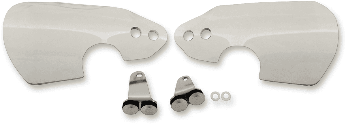 MEMPHIS SHADES 0635-1483 Handguards - Ghost - Dyna/Softail/Touring