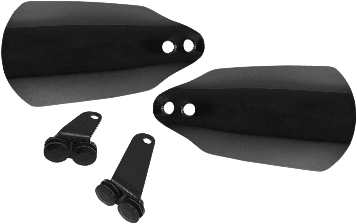 MEMPHIS SHADES 0635-1553 Handguards - Black - Softail