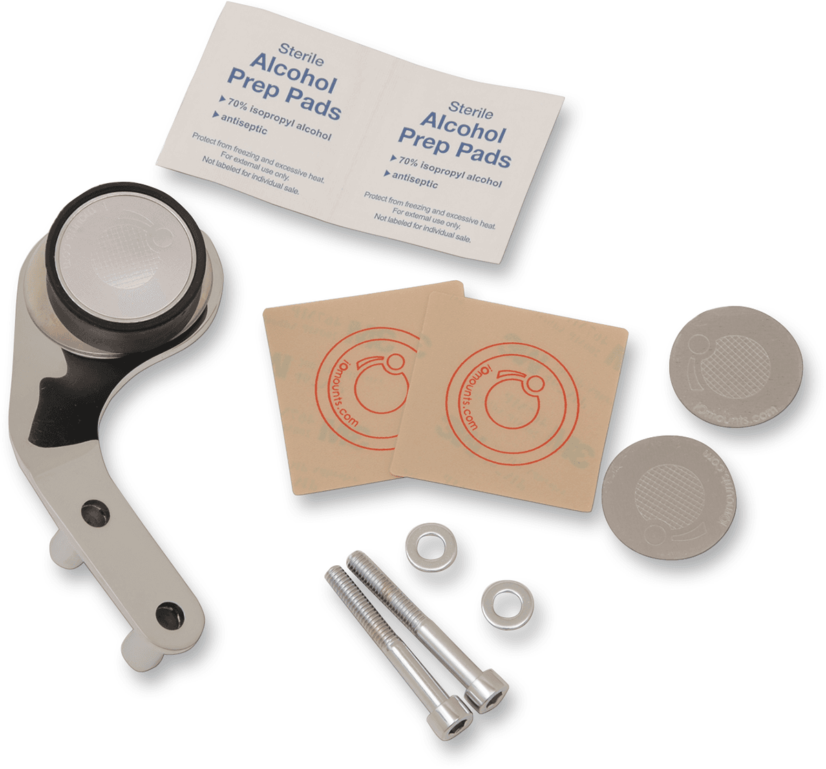 KLOCK WERKS 0636-0096 iOmounts™ Device Mount - Handlebar Mount - Left - GL1500 - Chrome