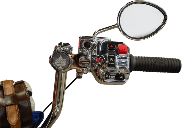 KLOCK WERKS 0636-0186 iOmount™ for Indian - Ambidextrous Mount - Chrome - Touring — image 1 of 2