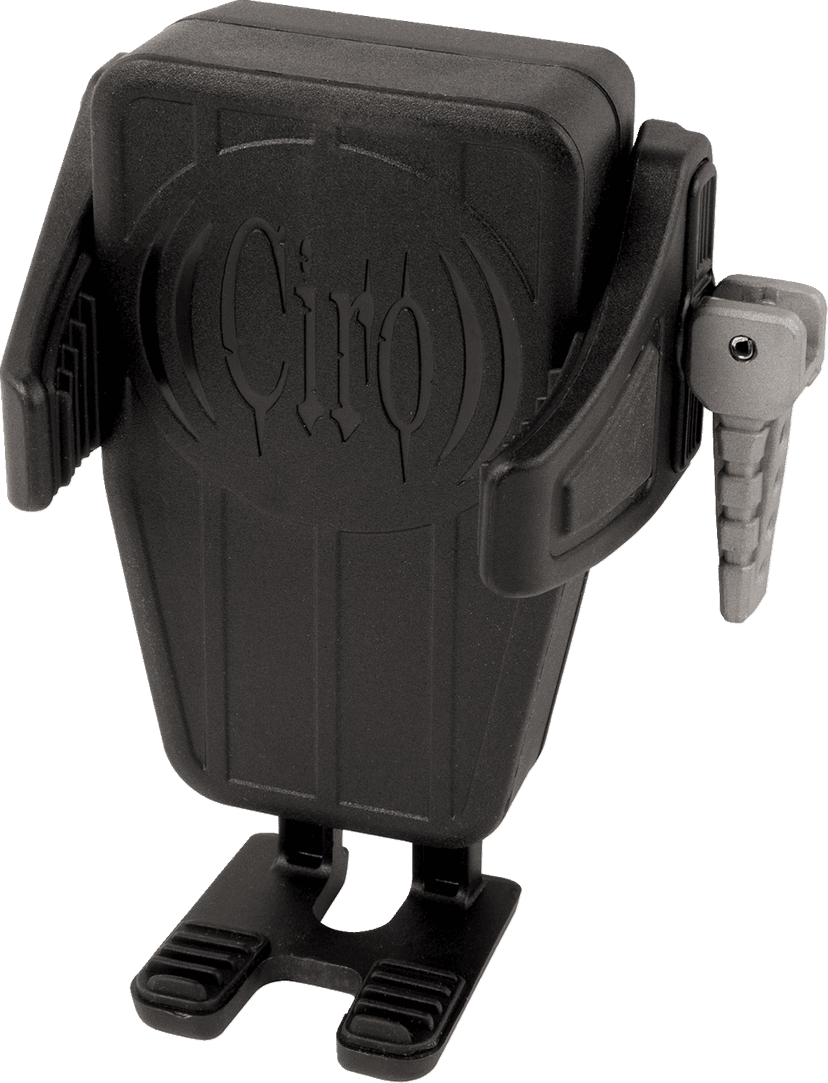 CIRO 0636-0580 Gen 2 Cybercharger® Phone Holder - Black - Black Offset Perch Mount — image 2 of 5
