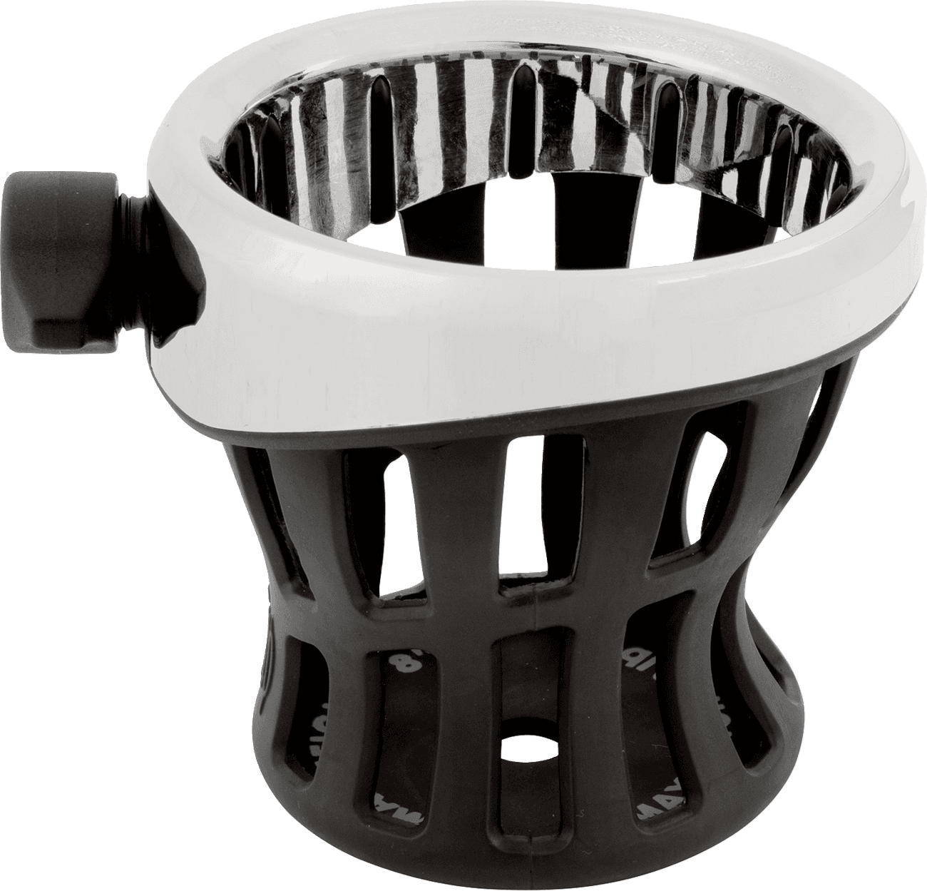 CIRO 0636-0583 Gen 2 Drink Holder - Chrome - Black Perch Mount