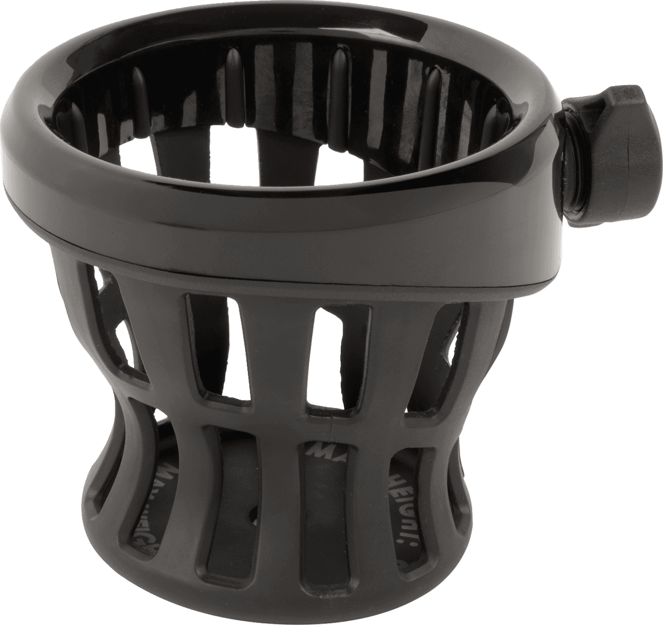 CIRO 0636-0591 Gen 2 Drink Holder - Black - Black 1-1/8"/1-1/4" Handlebar Mount