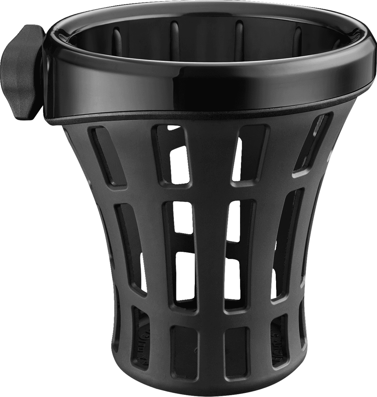 CIRO 0636-0602 Gen 2 Drink Holder - Big Ass® - Black - Black 1-1/8"/1-1/4" Handlebar Mount