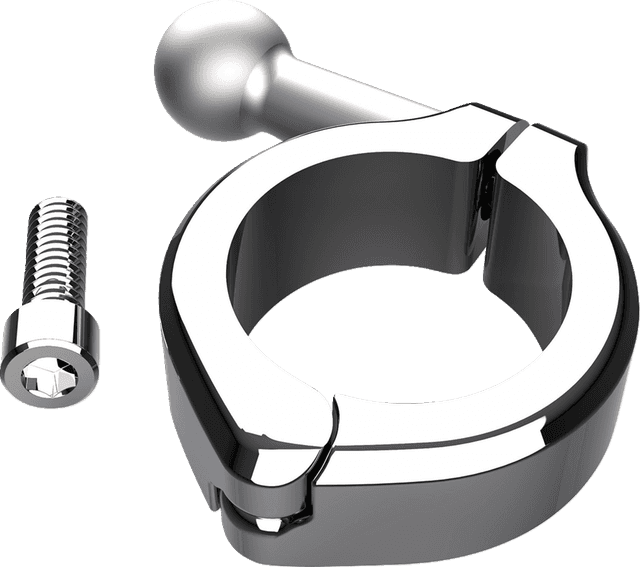 CIRO 0636-0608 Gen 2 Aluminum Clamp - 1-1/4"|1-1/8" - Chrome