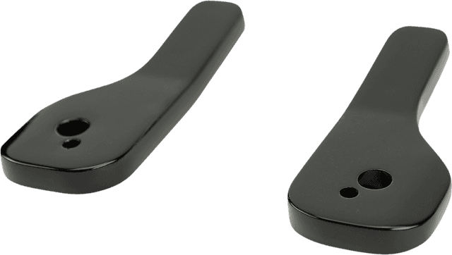 LA CHOPPERS 0640-1492 Brackets - Mirror/Drop Down - Black - Pair — image 2 of 4