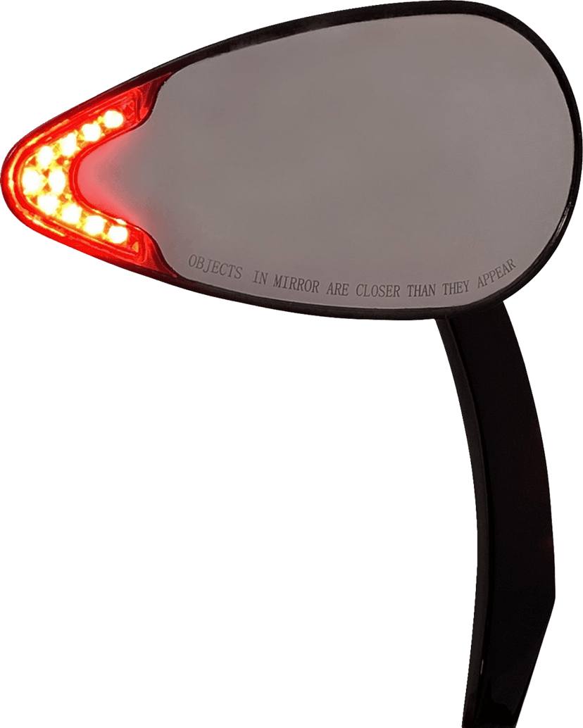 CUSTOM DYNAMICS 0640-1759 Mirrors - Side View - with LED Turn Signal - Black - Pair — image 6 of 11