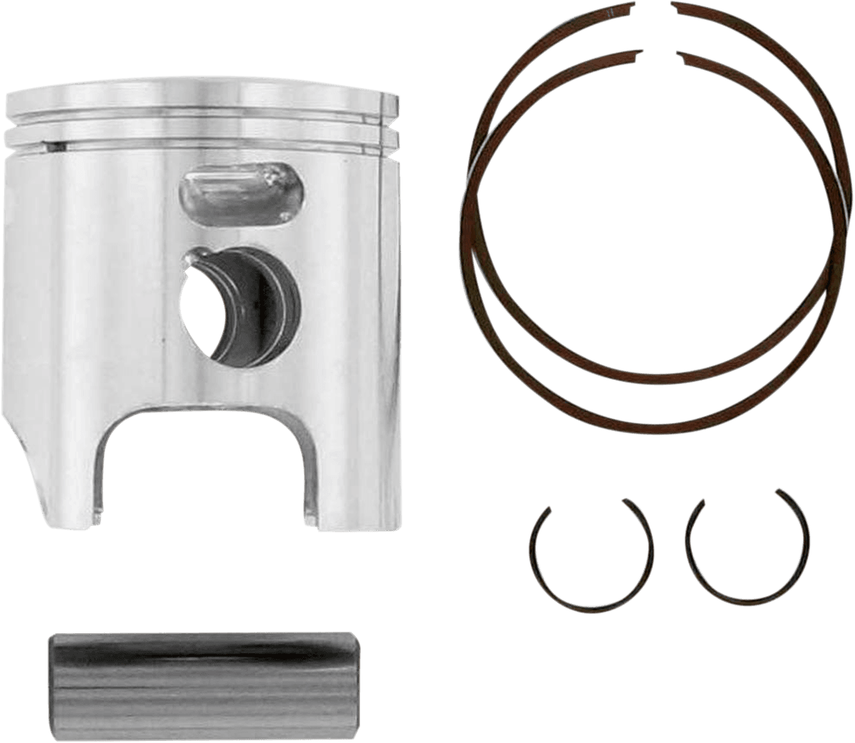 WISECO 644M04900 Piston Kit - 49.00 mm - Kawasaki KX80