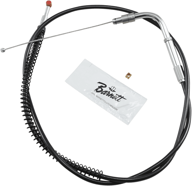 BARNETT 0650-0493 Black Vinyl Throttle Cable - +6" Size - 35-1/2" Length