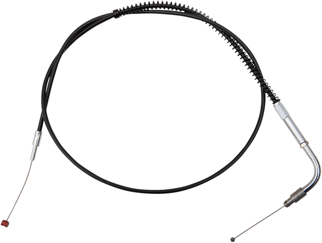 BARNETT 0650-0526 Black Vinyl Throttle Cable - +6" Size - 37-1/2" Length