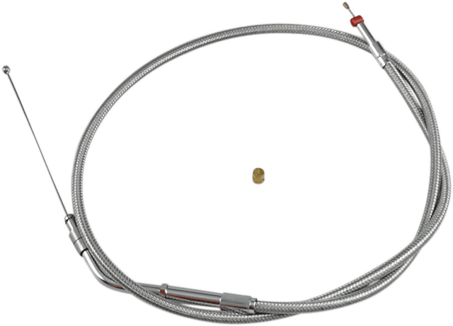 BARNETT 0650-0849 Stainless Steel Throttle Cable - '07-'22 Sportster