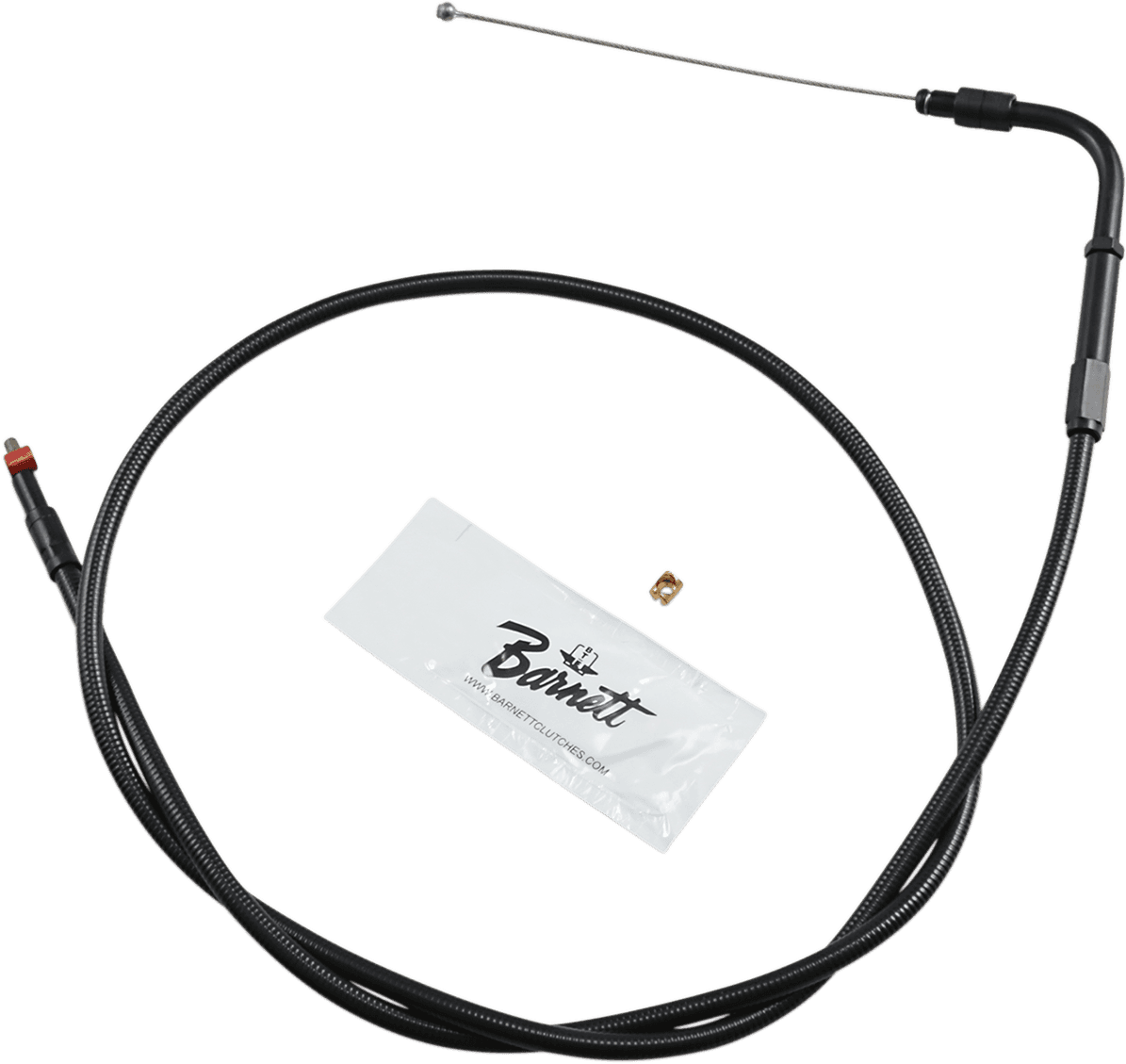 BARNETT 0650-0926 Stealth Series Throttle Cable - +3" - Dyna/FXR/Softail