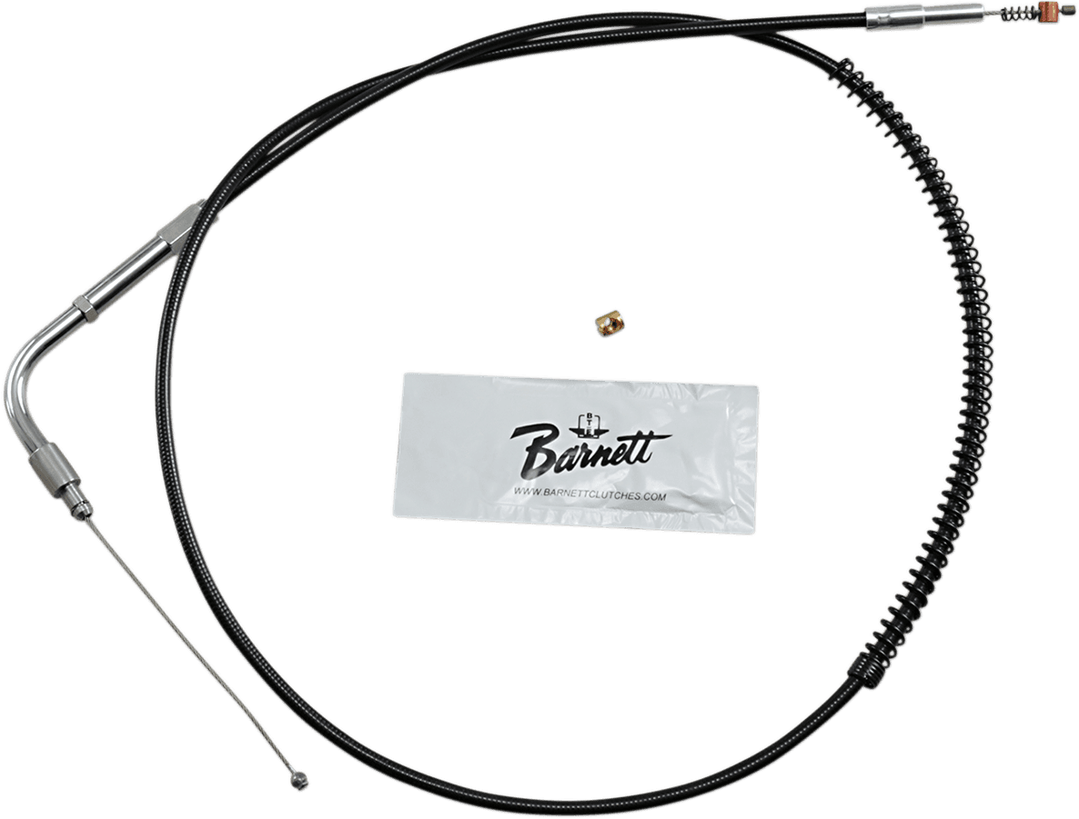 BARNETT 0651-0265 Black Vinyl Idle Cable - +6" Size - 36-1/2" Length