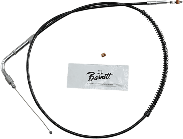 BARNETT 0651-0265 Black Vinyl Idle Cable - +6" Size - 36-1/2" Length