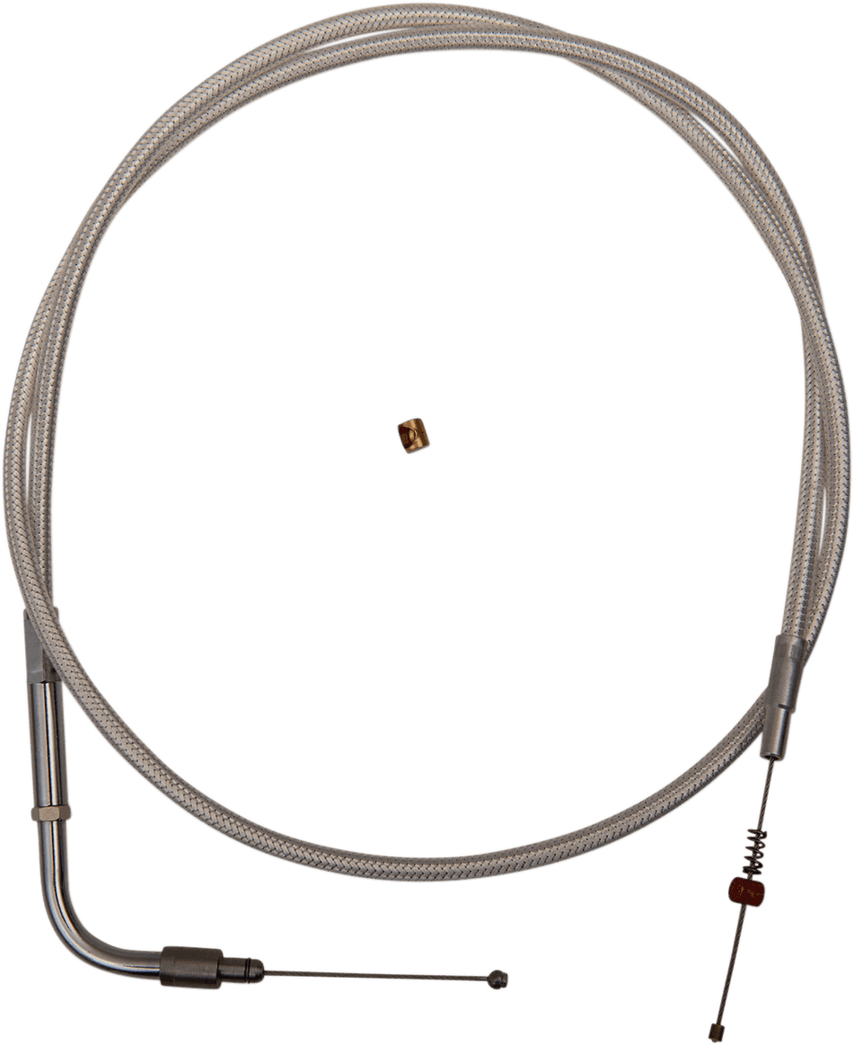 BARNETT 0651-0304 Platinum Series Idle Cable - +6" - Dyna/Softail/FXR