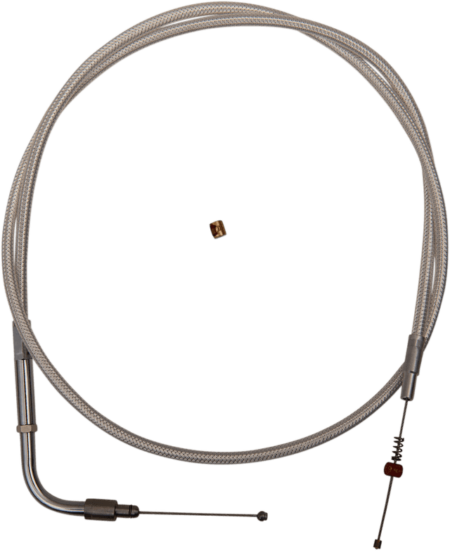 BARNETT 0651-0304 Platinum Series Idle Cable - +6" - Dyna/Softail/FXR