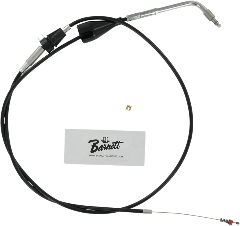 BARNETT 0651-0512 Black Vinyl Idle Cable - +6" Size - 45-1/2" Length
