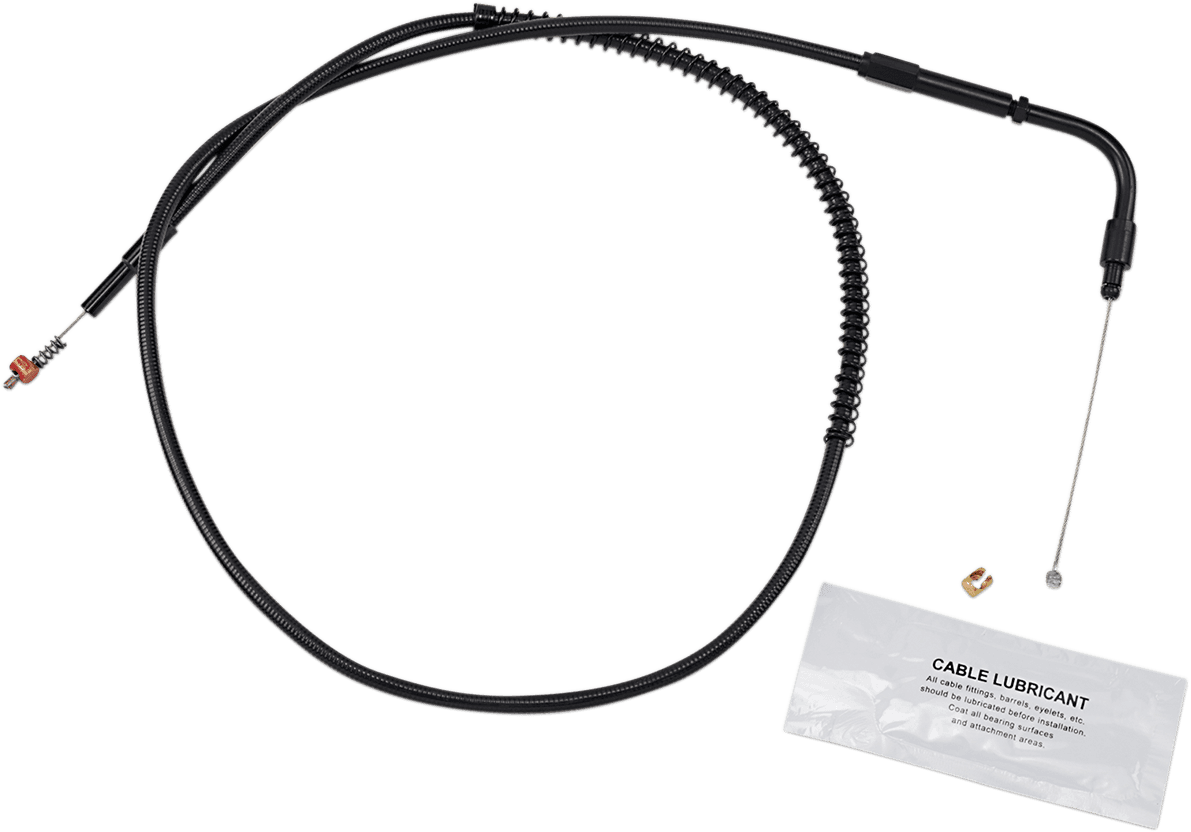 BARNETT 0651-0583 Stealth Series Idle Cable - +3" - '06-'16 Dyna