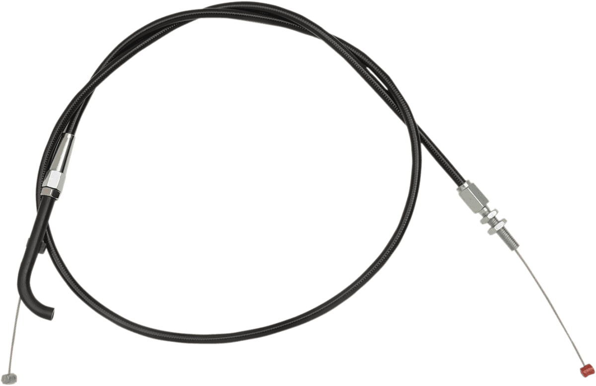 BARNETT 0651-0808 Black Vinyl Idle Cable for Victory - +6" - '08-'16