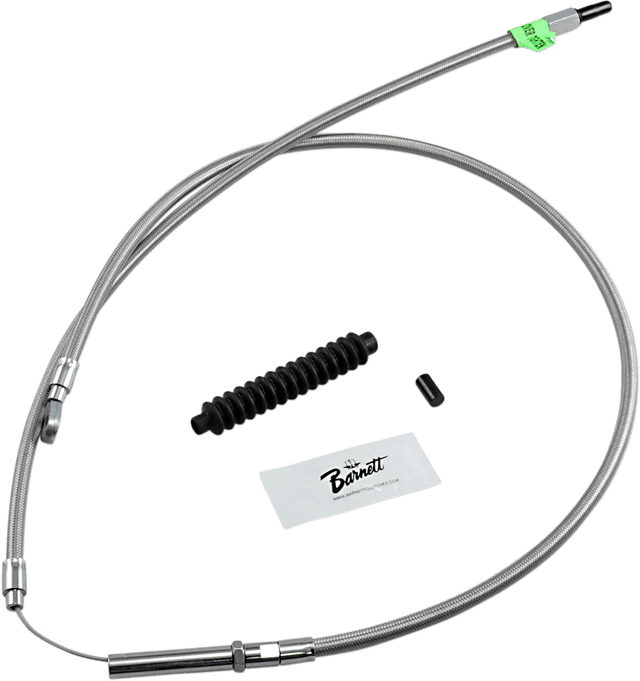 BARNETT 0652-0477 High-Efficiency Stainless Steel Clutch Cable for Harley-Davidson - Standard - '86-'03 XLH