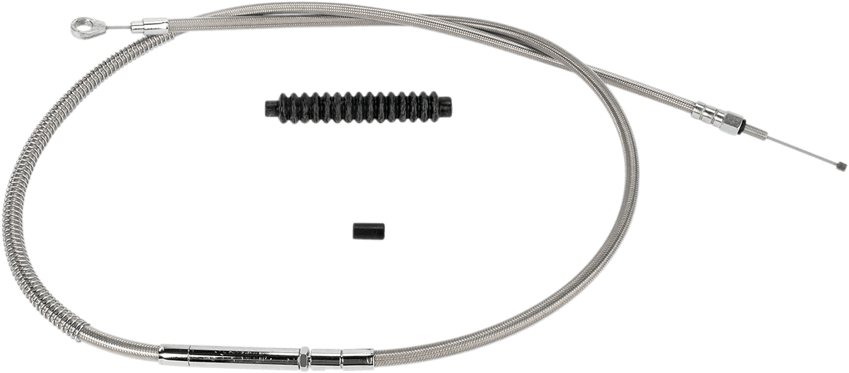 BARNETT 0652-0535 High-Efficiency Stainless Steel Clutch Cable for Harley-Davidson - Standard - '87-'99