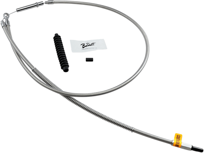 BARNETT 0652-1239 High-Efficiency Stainless Steel Clutch Cable for Harley-Davidson - Standard - '08-'16 Touring/Trike