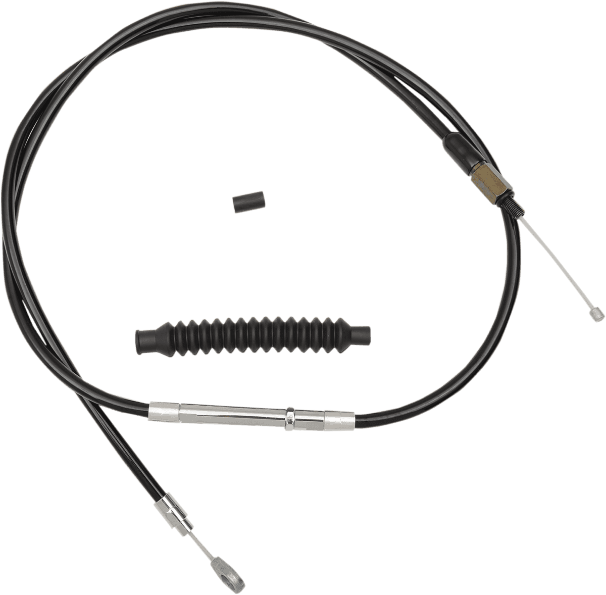 LA CHOPPERS 0652-1630 Black Vinyl Clutch Cable - 12"-14" Ape Hanger Handlebars - '08-'16 Touring/Trike