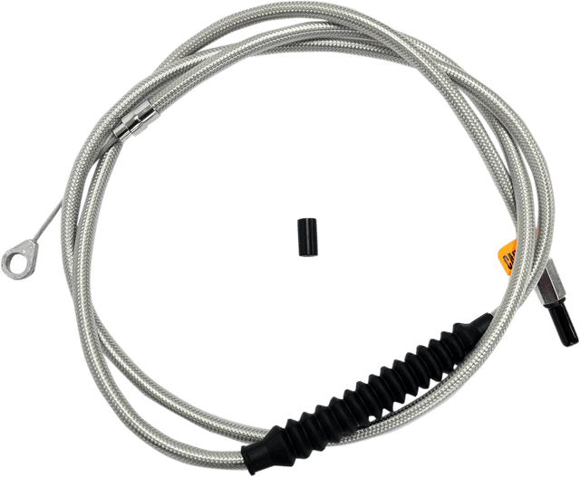 LA CHOPPERS 0652-1631 Stainless Steel Braided Clutch Cable - 15"-17" Ape Hangers - '08-'16 Touring/Trike