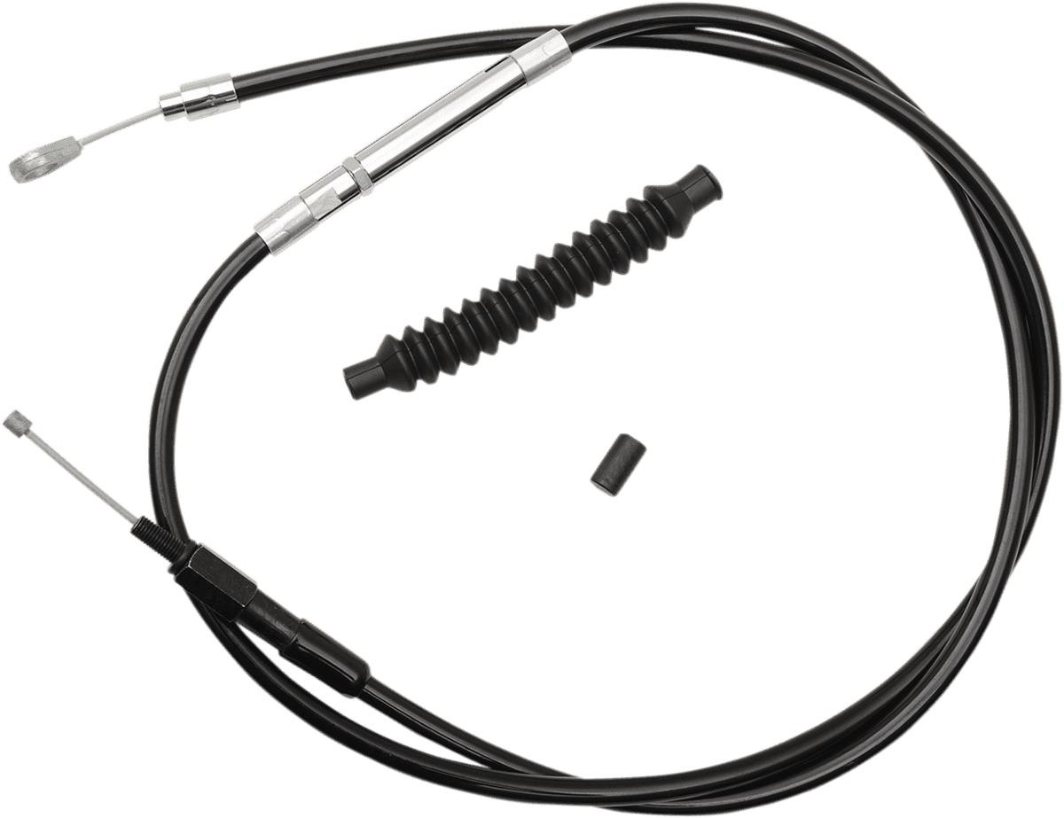 LA CHOPPERS 0652-1869 Black Vinyl Clutch Cable - 12"-14" Ape Hanger Handlebars - Sportster