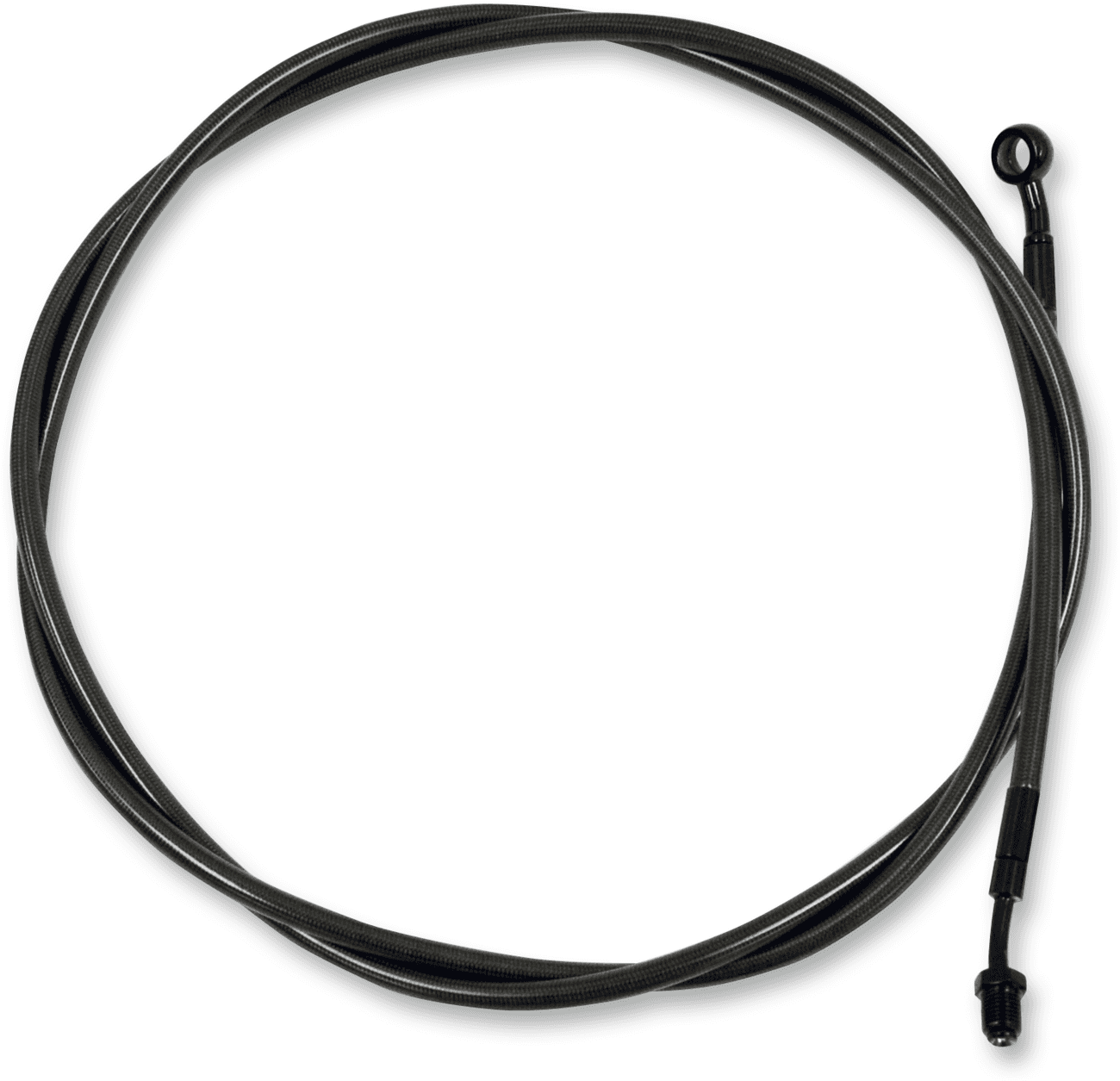 LA CHOPPERS 0652-1895 Midnight Braided Clutch Cable - 12"-14" Ape Hanger Handlebars - FXDB/C