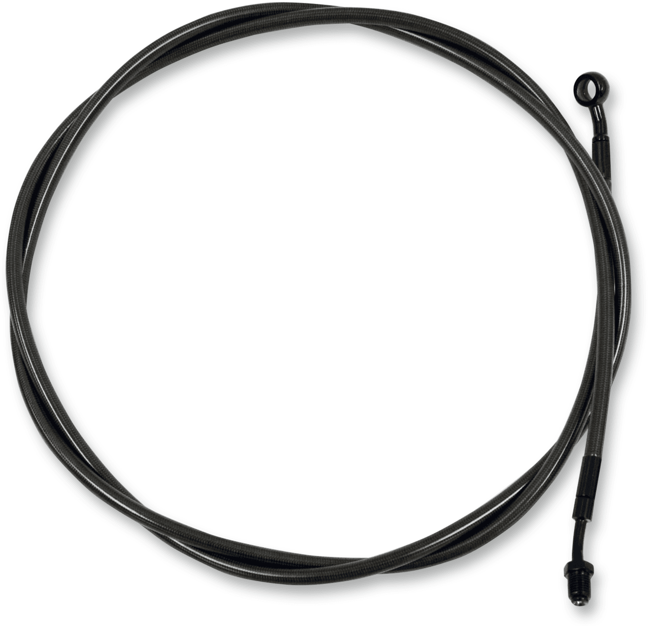 LA CHOPPERS 0652-1902 Midnight Braided Clutch Cable - 12"-14" Ape Hanger Handlebars - Sportster