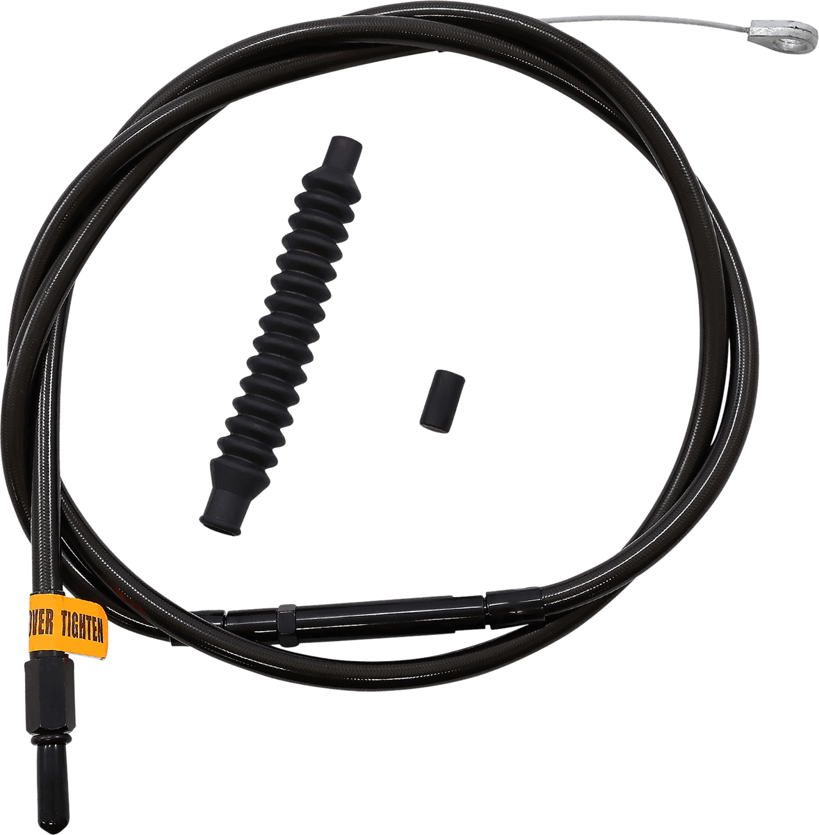 LA CHOPPERS 0652-1908 Midnight Braided Clutch Cable - 12"-14" Ape Hanger Handlebars - '08-'16 Touring/Trike
