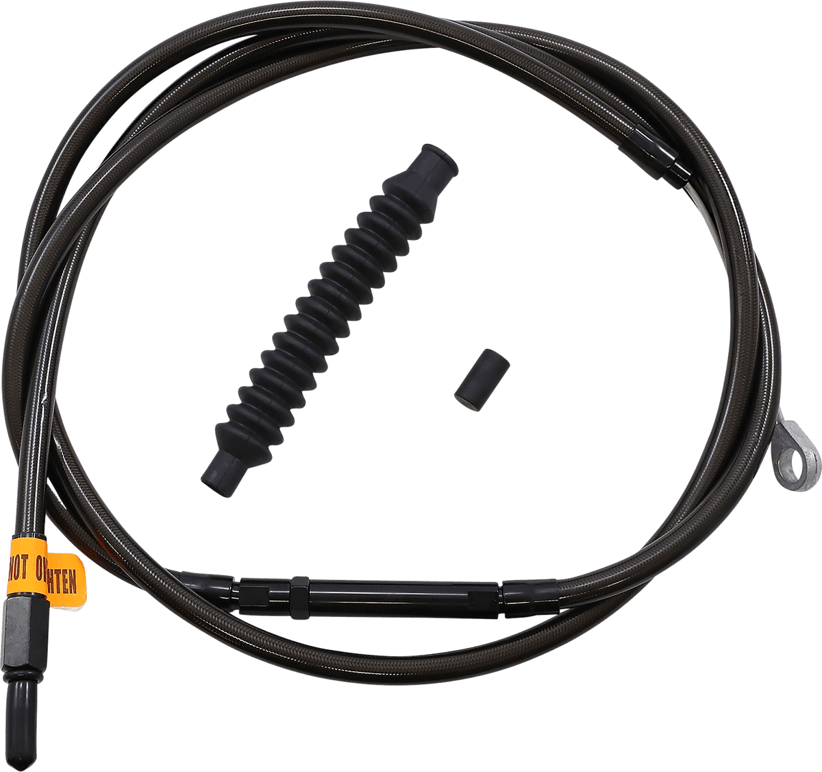 LA CHOPPERS 0652-1910 Midnight Braided Clutch Cable - 18"-20" Ape Hanger Handlebars - '08-'16 Touring/Trike