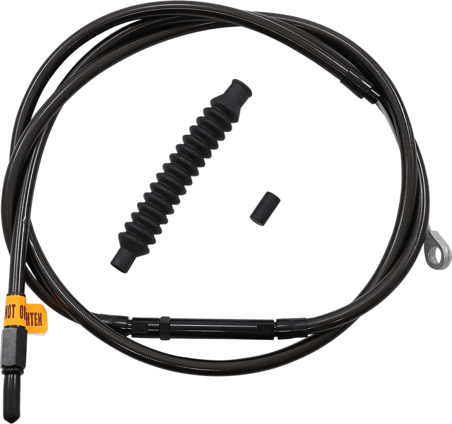 LA CHOPPERS 0652-1910 Midnight Braided Clutch Cable - 18"-20" Ape Hanger Handlebars - '08-'16 Touring/Trike