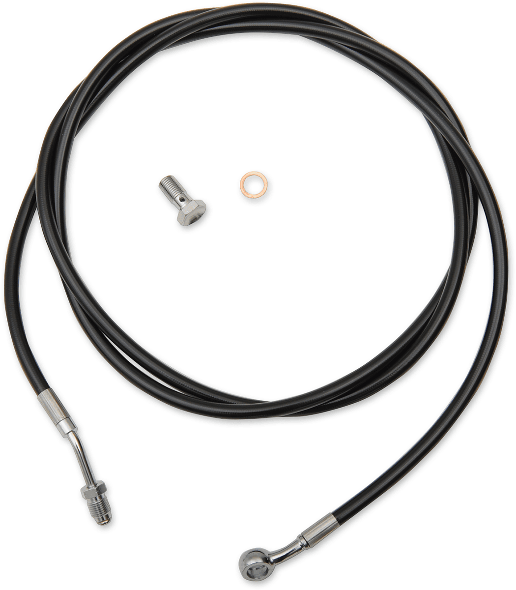 LA CHOPPERS 0652-2131 Black Vinyl Clutch Cable - 12"-14" Ape Hanger Handlebars - '17-'20 Touring/Trike