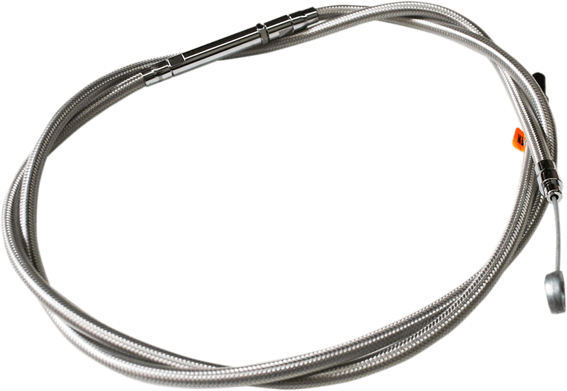 LA CHOPPERS 0652-2300 Stainless Steel Braided Clutch Cable for Indian Scout - Stock