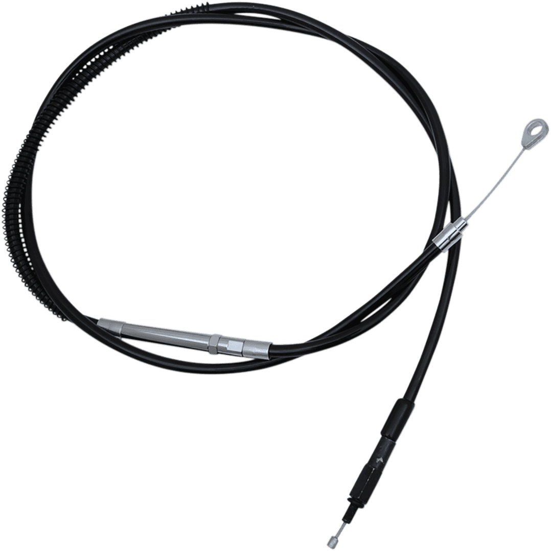 LA CHOPPERS 0652-2329 Black Vinyl Clutch Cable - 18"- 20" Ape Hanger Handlebars - '18-'22 Softail