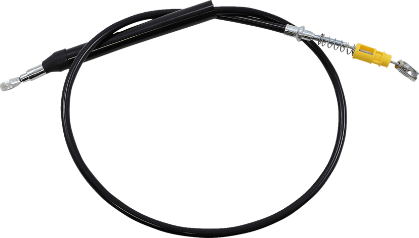 LA CHOPPERS 0652-2432 Black Vinyl Clutch Cable - Quick Connect - 15"-17" Ape Hanger Handlebars - '18-'21 Softail