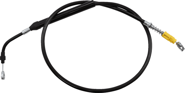 LA CHOPPERS 0652-2442 Midnight Braided Clutch Cable - 12"-14" Ape Hanger Handlebars - '21-'22 FLH