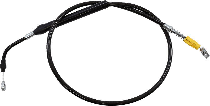 LA CHOPPERS 0652-2442 Midnight Braided Clutch Cable - 12"-14" Ape Hanger Handlebars - '21-'22 FLH