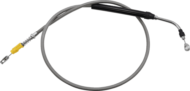 LA CHOPPERS 0652-2443 Stainless Steel Braided Clutch Cable - 15"-17" Ape Hangers - '21-'22 FLH
